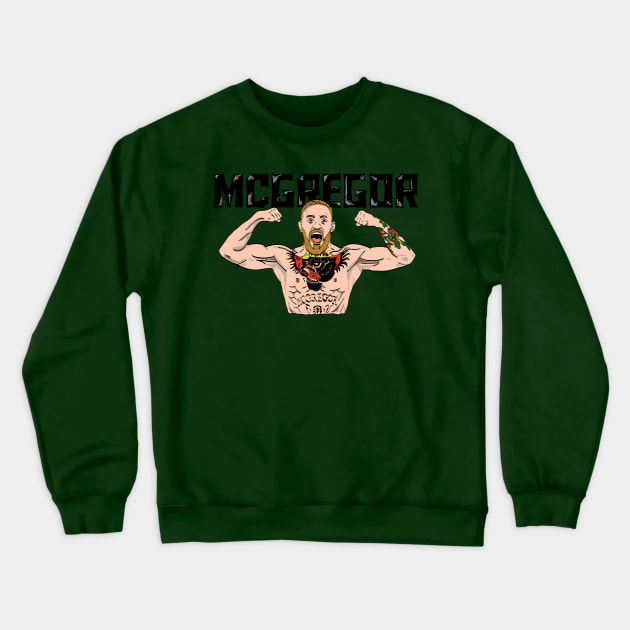 Conor McGregor Crewneck Sweatshirt by slice_of_pizzo